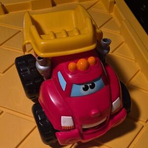 Red and Yellow Tonka talking Chuck Toy Truck